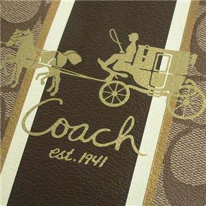 Coach(コーチ) トートバッグ 12354HERITAGE STRIPE ダークブルー