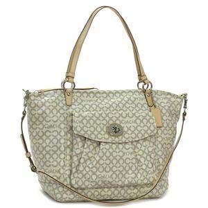 Coach(コーチ) トートバッグ 13143LEAH OP ART COATED C アイボリー