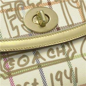 Coach(コーチ) ハンドバッグ 13186HERITAGE STRIPE ゴールド