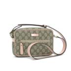 GUCCI(グッチ) ナナメガケバッグ SHOULDER BAG CAMERA BAG ZIP CL サーモン