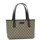 GUCCI(グッチ) ショルダーバッグ 211138 TOTE SM ZIP CLOSURE ベージュ/ダークブラウン